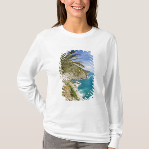 Camiseta Itália, Cinque Terre, Vernazza, Cidade na Encosta