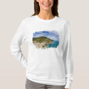 Camiseta Itália, Cinque Terre, Vernazza, Hillside Town de