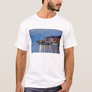 Camiseta Itália, Como Province, Bellagio. Vista de cidade,