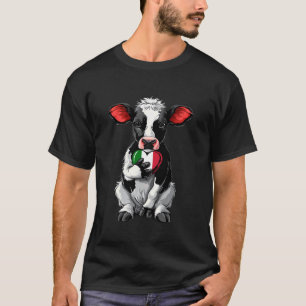 Camiseta Itália Coração de Vaca Bandeira Italiana Raízes It