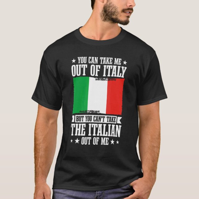 Camiseta Itália Cultura Italiana Você Não Pode Levar O Ital (Frente)