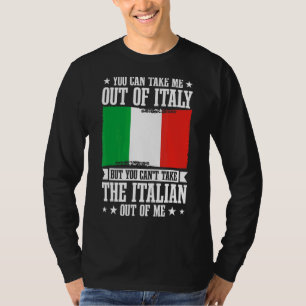 Camiseta Itália Cultura Italiana Você Não Pode Levar O Ital