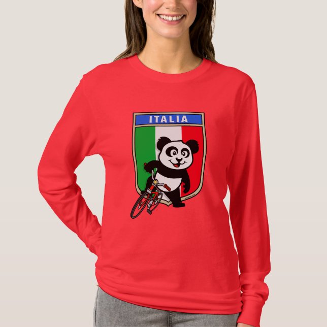 Camiseta Italia Cycling Panda (Frente)