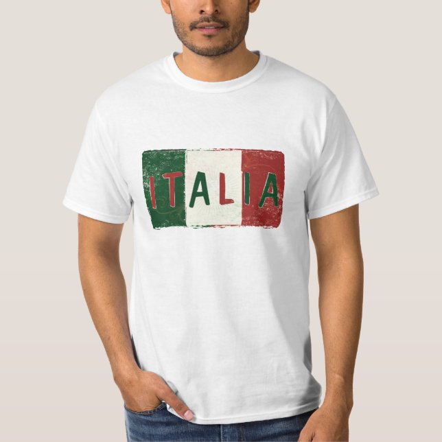 Camiseta Italia, design de Jen (Frente)