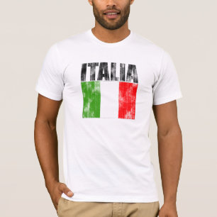 Camiseta Italia desvaneceu-se t-shirt do estilo