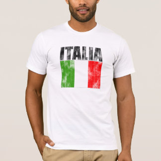 Camiseta Italia desvaneceu-se t-shirt do estilo