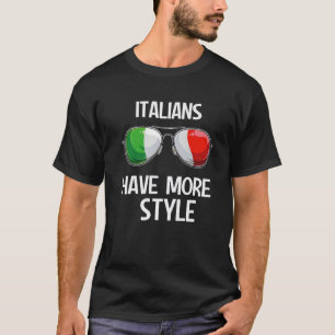 Camiseta Itália Diversão Itália Slang Itália Pun Italianos 