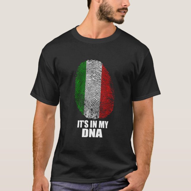 Camiseta italia é o meu dna (Frente)