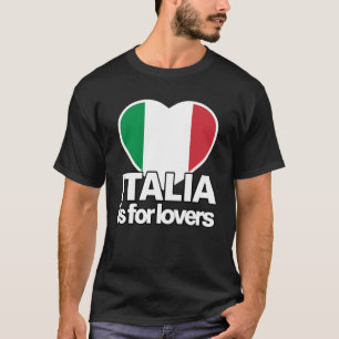 Camiseta ITALIA é para Orgulhosa bandeira italiana Coração 