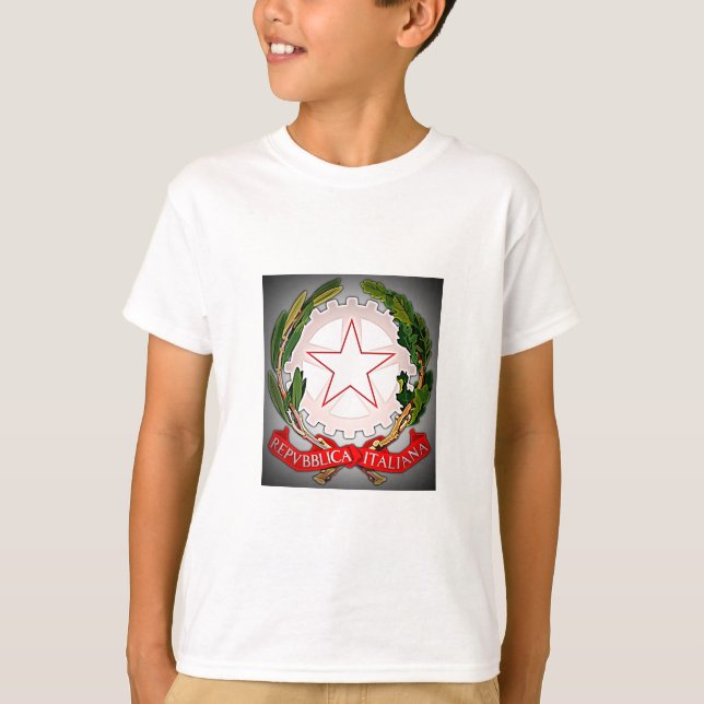 Camiseta Itália Emblem Dark Edge (Frente)
