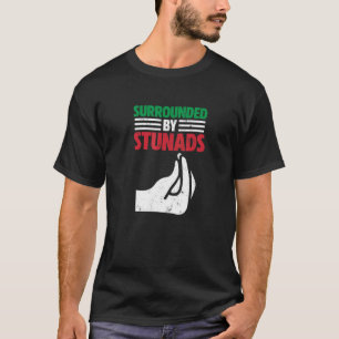 Camiseta Itália Envolvida Por Stunads Itália Gesto De Mão D