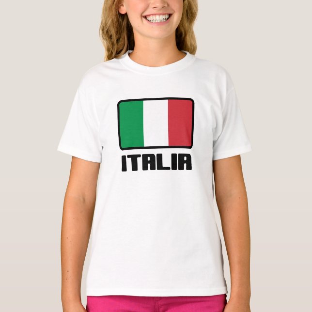 Camiseta Italia Flag (Frente)