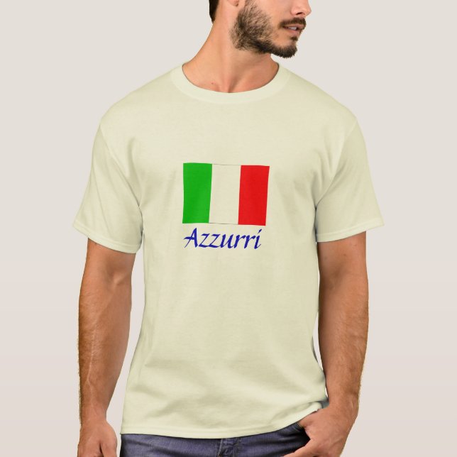 Camiseta Itália Flag "Azzurri" (Frente)