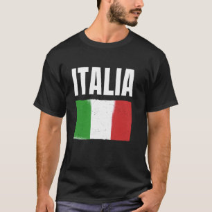 Camiseta Italia Flag Big Bold Simple Country Support