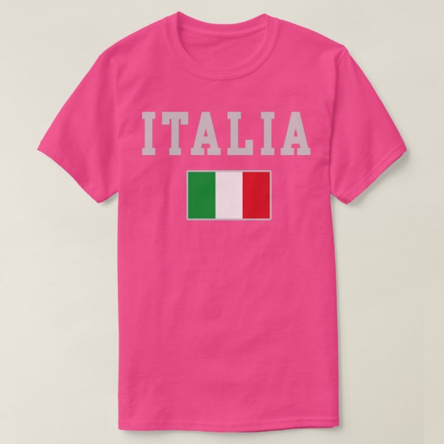 Camiseta Italia Flag Itália Family Heritage (Frente do Design)