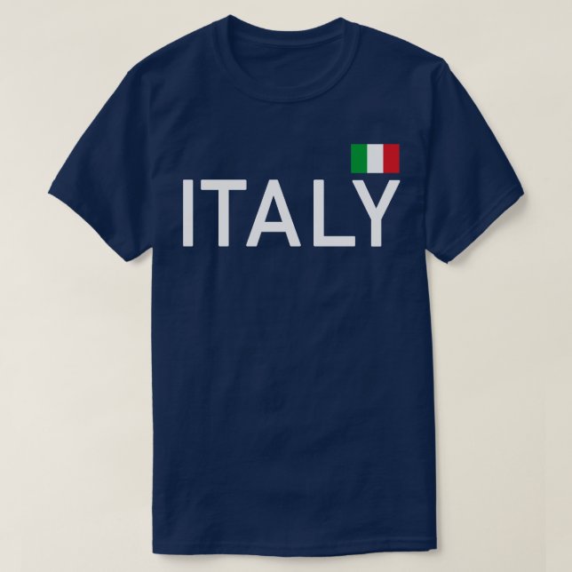 Camiseta Itália Flag Italia Italiano Sports (Frente do Design)