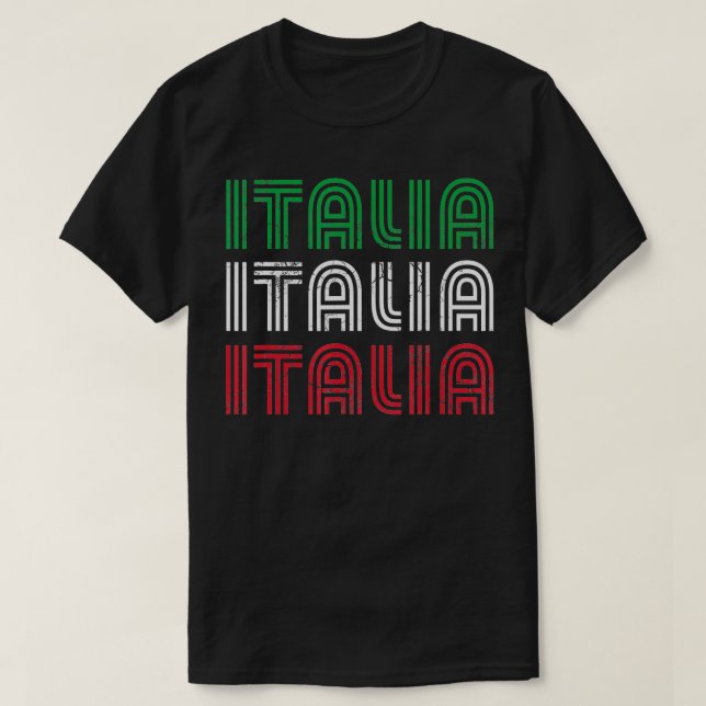 Camiseta Italia Flag Italian Italy Family  (Frente do Design)