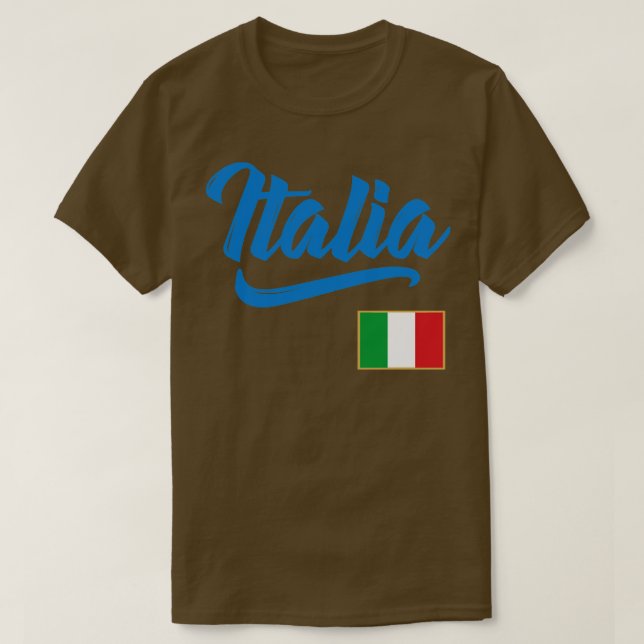 Camiseta Italia Flag Italy Family Pride (Frente do Design)