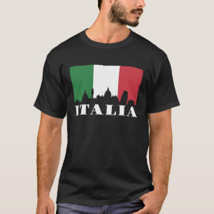 Camiseta Italia Flag Viagem Traveling Itália