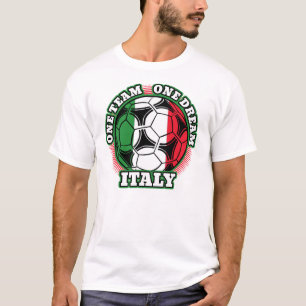 Camiseta Itália Futebol Uma Equipe Um Sonho Bandeira Itali