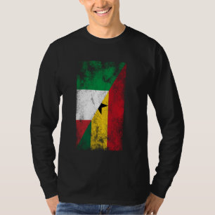 Camiseta Itália Gana Flags - Gana italiana