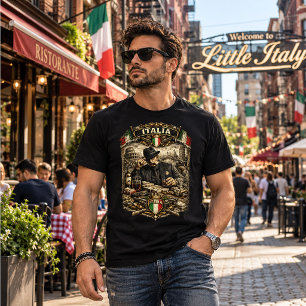 Camiseta Italia Gângster Vintage – Máfia Italiana