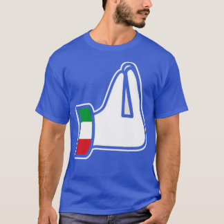 Camiseta Itália Hand Gesture Itália Itália Italiano