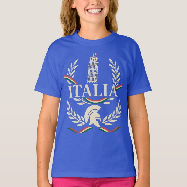 Camiseta Italia Heritage Crest (Frente)
