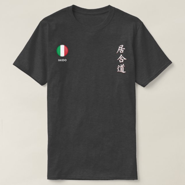 Camiseta Itália Iaido (2) (Frente do Design)