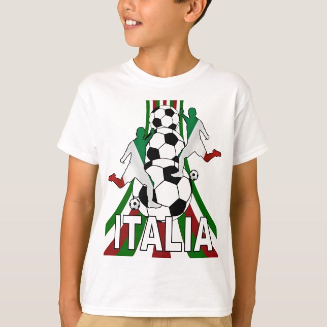 Camiseta Italia italia, futebol aa do futebol (Frente)