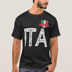 Camiseta Itália Italia Human-Flag I, T e A Itália