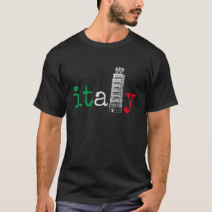 Camiseta Itália Itália Itália Bandeira Italiana Orgulho De 