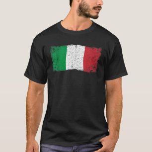 Camiseta Itália Itália Itália Vintage Bandeira Nacional Ret
