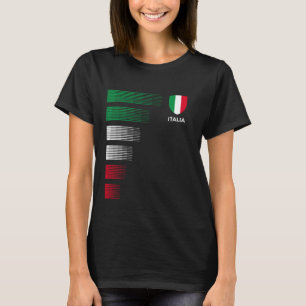 Camiseta Italia Italy Flag Emblem - Ancestralidade do Orgul