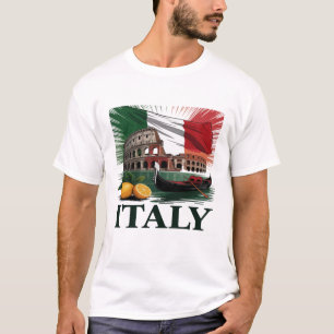Camiseta Itália Landmark Passion T-Shirt Design