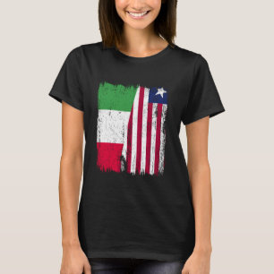 Camiseta Itália Libéria Meia Bandeira Italiana Libanesa Cam