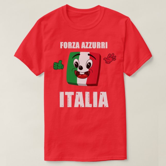Camiseta Italia love sport Forza azzurri (Frente do Design)