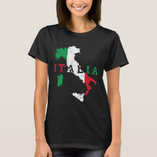 Camiseta Itália Mapa Italiano Orgulho Orgulho Gift Heritage