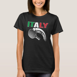 Camiseta Itália Mesa de apoio à Tênis de  italiano Ping Pon
