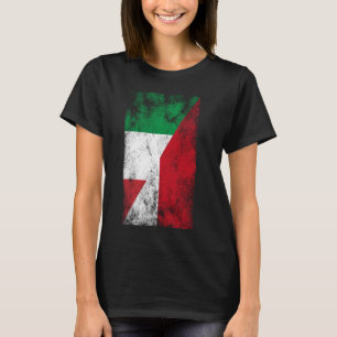 Camiseta Itália Mônaco Flags - Italiano Monégasque, Monacan