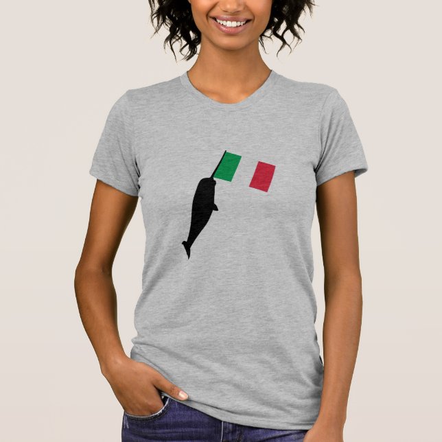 Camiseta Italia Narwhal (Frente)