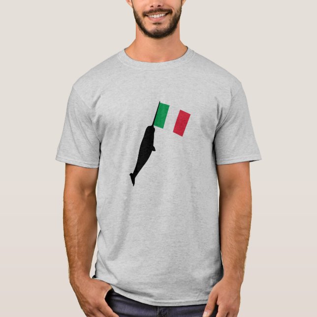 Camiseta Italia Narwhal (Frente)