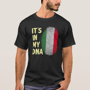 Camiseta Itália No Meu Dna - Equipe Italiana De Bandeiras
