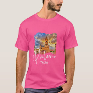 Camiseta Itália Palermo Souvenir Palermo 1
