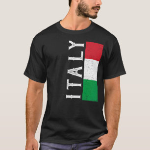 Camiseta Itália Patrimônio do Orgulho País Apoio à Bandeira