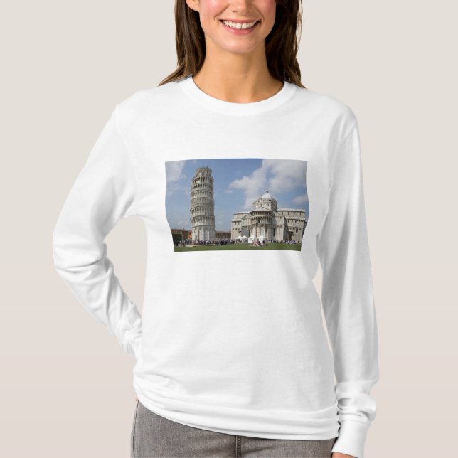 Camiseta Itália, Pisa. Torre de Pisa e (Frente)