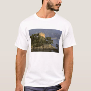 Camiseta Itália, Portofino. A vida cênica no