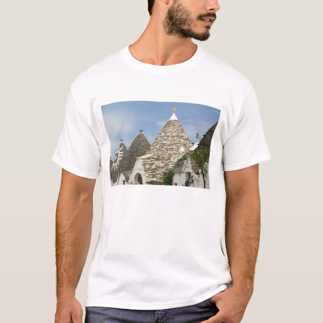 Camiseta Itália, Puglia, Alberobello, Terra dei Trulli, (Frente)