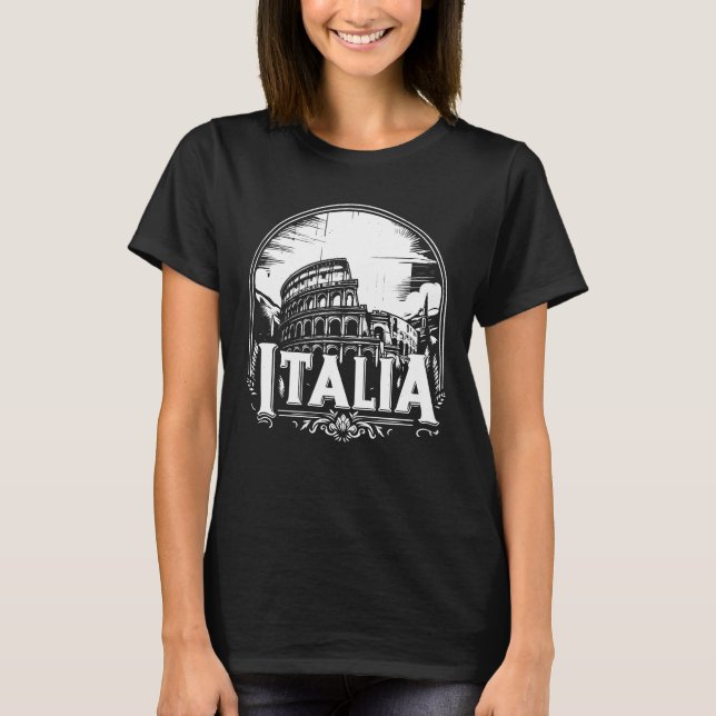 Camiseta Italia Roma Colosseum (Frente)