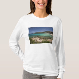Camiseta Itália, Sardenha, Baja Sardenha. Praia de resort.